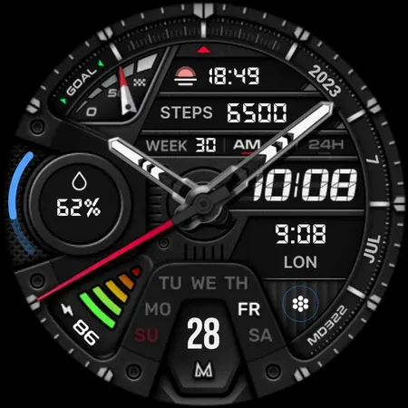 MD322 Analog watch face screenshot 8