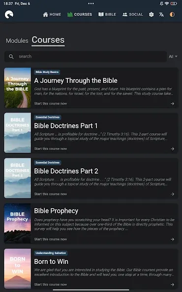 EMMAUS - Bible & Courses screenshot 13