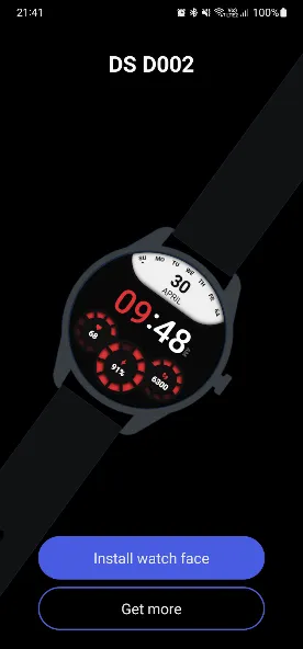 DS D002 - Digital watch face screenshot 1