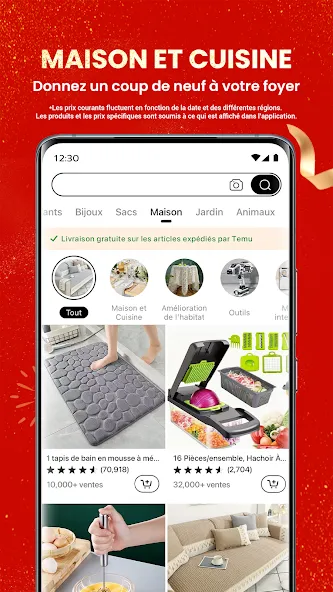 Temu : Achats et Mode en Ligne screenshot 3