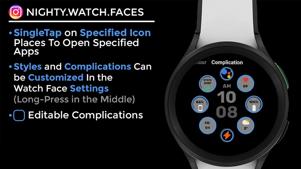 Nighty Digital 31 - watch face screenshot 13