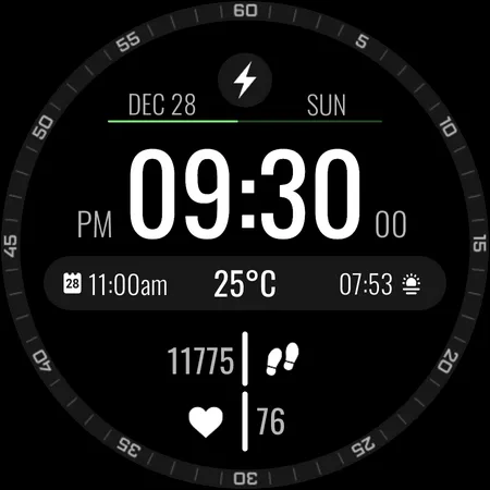 Electronic Time Watch Face screenshot 11