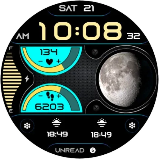 Lunar Moon Phase Digital ECO45 screenshot 24