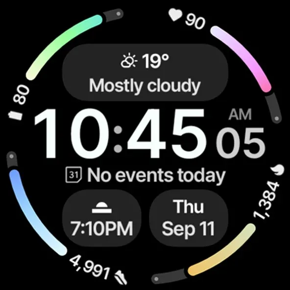 Adaptive Watch Face screenshot 9