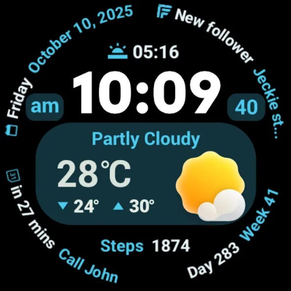 MDS05 Weather Watch Face screenshot 12