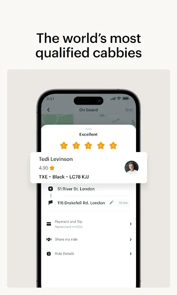 Gett - London’s black taxi app screenshot 3