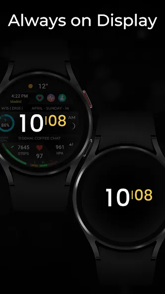 TVV Sport Digital Watch Face screenshot 7