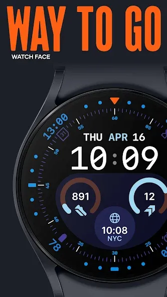 Way To Go Watch Face screenshot 3