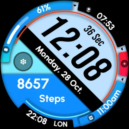 RE61 - Runner Watch Face screenshot 16
