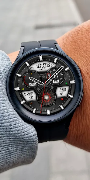Hybrid CLOUD URX138 Watch face screenshot 1