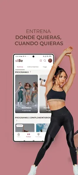 silBe: Fitness y Nutrición screenshot 2