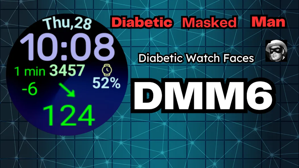 DMM6 Diabetic Watch Face XXL screenshot 17