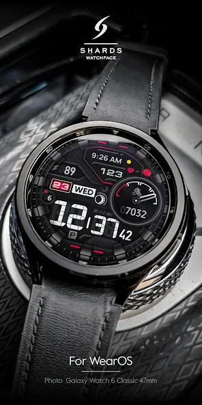 SH026 Watch Face, WearOS watch screenshot 2