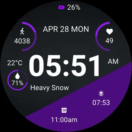 Just Time Watch Face screenshot 6