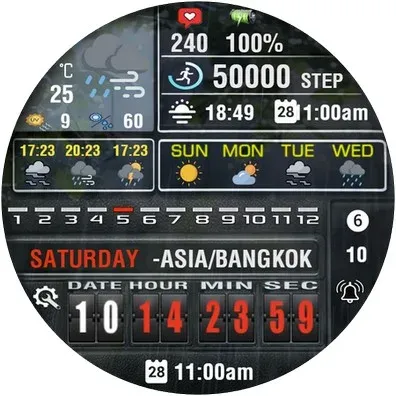 N-SPORT746 Digital Watch Face screenshot 14