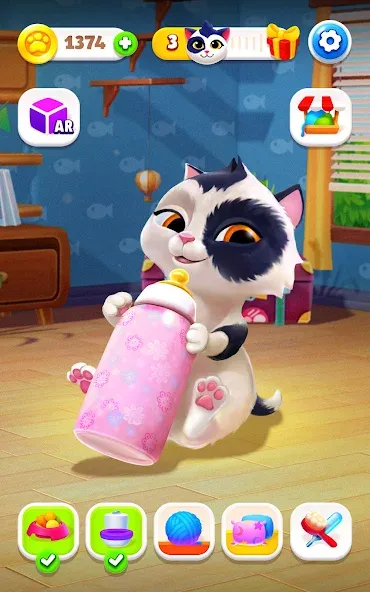 My Cat: 我的貓咪 - 電子寵物遊戲 我的虛擬寵物 screenshot 21