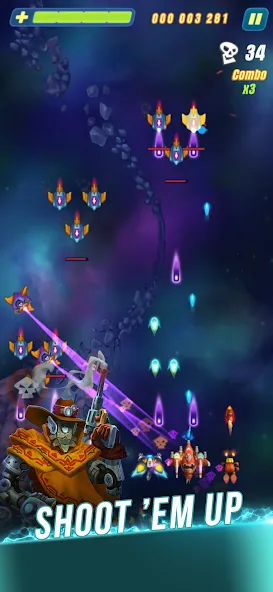 HAWK: Jogos de nave de tiro screenshot 3