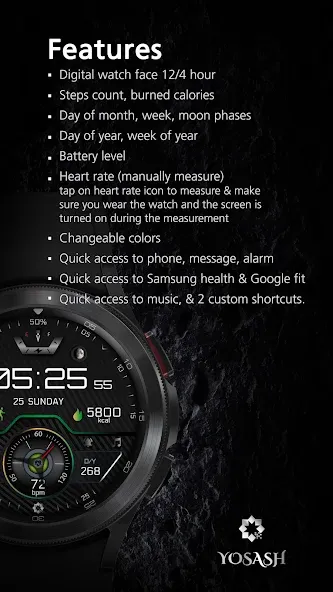 A405 Wear OS Watch Face screenshot 3