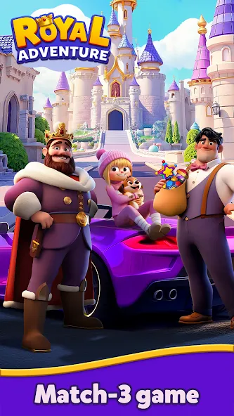 Royal Adventure - Match 3 Game screenshot 1