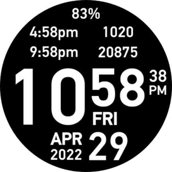Big Hour Watch Face screenshot 19