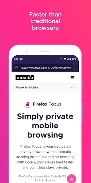 Firefox Focus: No Fuss Browser screenshot 4