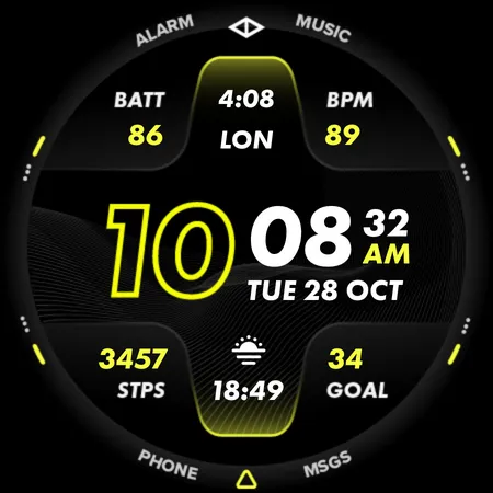 Stratos: Digital Watch Face screenshot 29