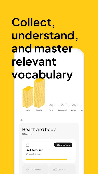 Woor. English vocabulary screenshot 1