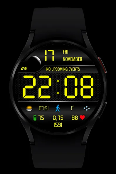 WR 007 MOD Digital Watch Face screenshot 3