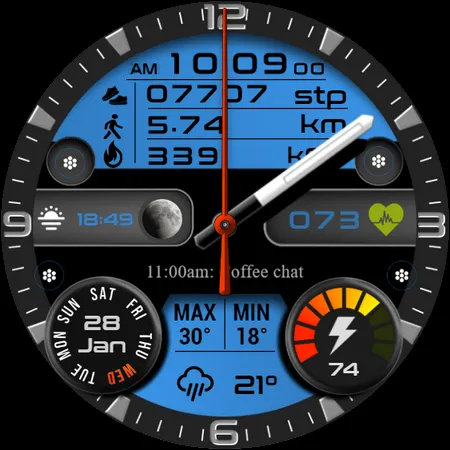 SY40 Watch Face for Wear OS screenshot 30