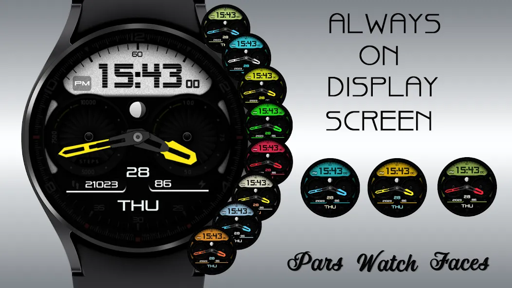 Colorful Hybrid Watch Face screenshot 8