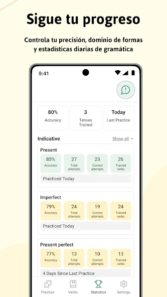 Español verbos y conjugaciones screenshot 4