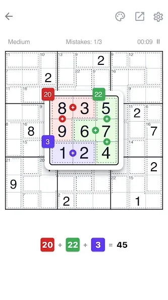 Killer Sudoku - Sudoku Puzzle screenshot 3
