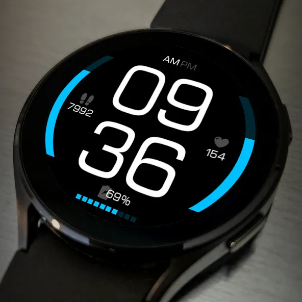 Key085 Modern Watch Face screenshot 4