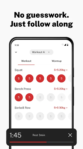 Stronglifts 5x5 Workout screenshot 2