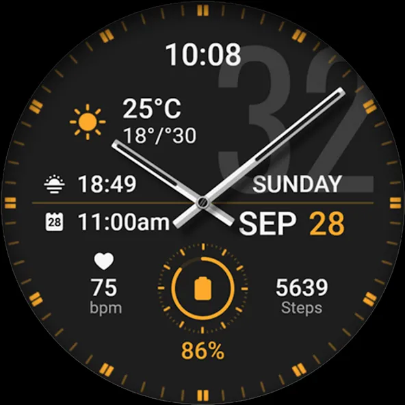 Watch face 10h08.com #75 screenshot 31