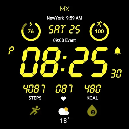 MIMIX Activy Zero Watchface screenshot 31