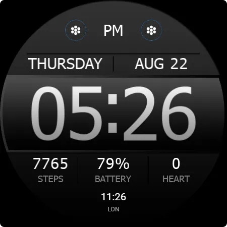 Key WF40 Digital Watch Face screenshot 25