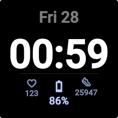 Simple Anim Watch Face I screenshot 5