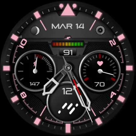 Pars Lena Analog Watch Face screenshot 36