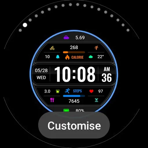 Dark Multifunctional ZKinWatch screenshot 7