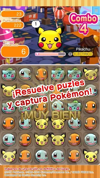Pokémon Shuffle Mobile screenshot 2