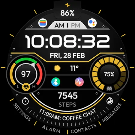 TVV Workout 3 Watch Face screenshot 9