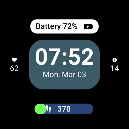 Neo Screen Face Watch Face screenshot 6