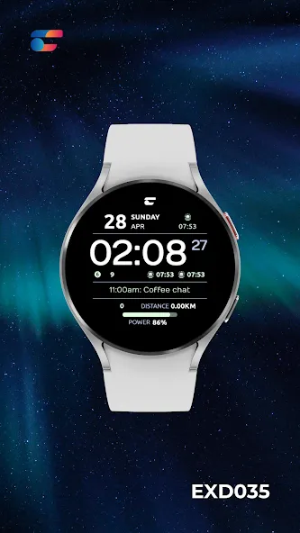 EXD035: Digital Watch Face screenshot 6