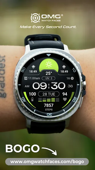 OMG 448 Weather Fitness Watch screenshot 5