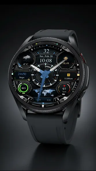 ChronoSphere watchface mono17 screenshot 1
