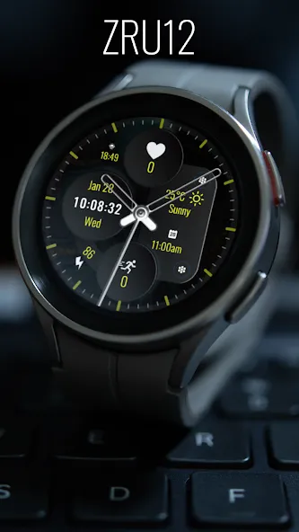 ZRU12 Watch Face for Wear OS screenshot 2