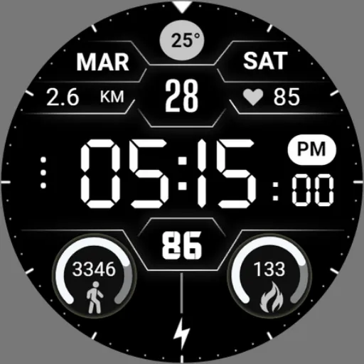Digital Watch Face screenshot 23