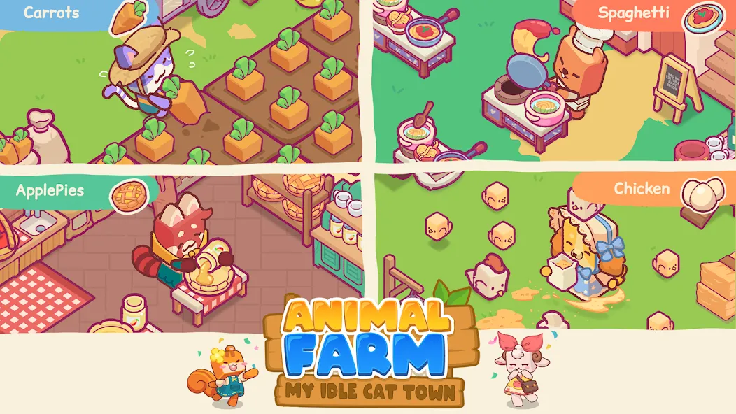 Animal Farm: My Idle Cat Town screenshot 4