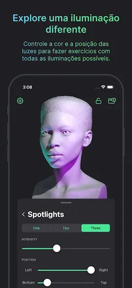 Head Model Studio - Arte 3D screenshot 8